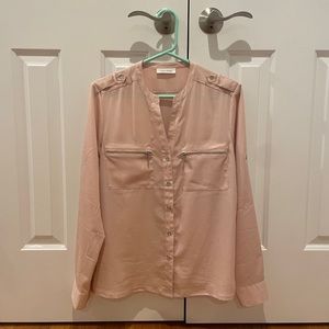 Calvin Klein light pink blouse